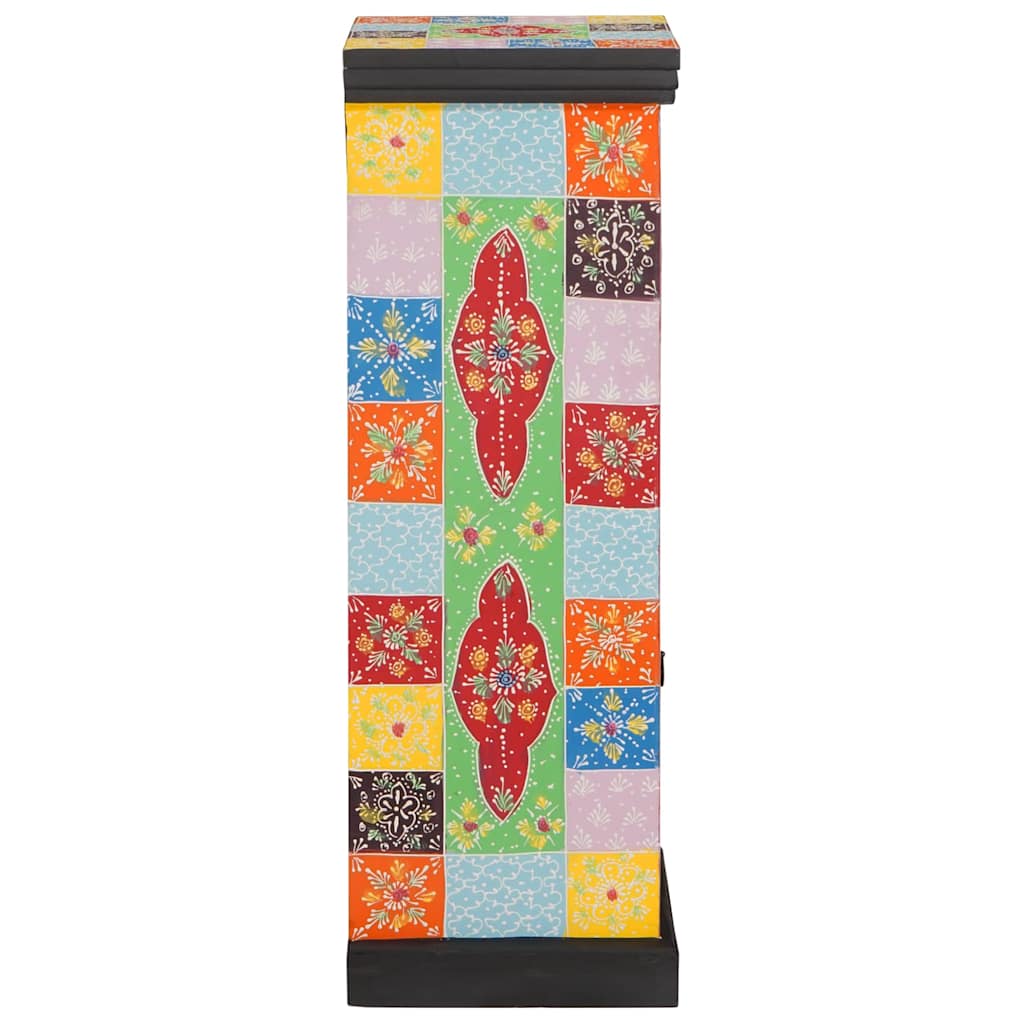 vidaXL Chest of drawers Multicolour 30 x 30 x 90 cm Solid Mango Wood