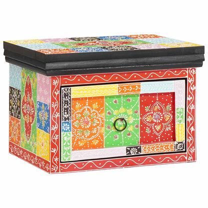 vidaXL Bedside Cabinet with Drawer 2 pcs Multicolour 40 x 30 x 28 cm