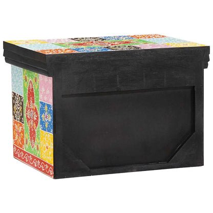 vidaXL Bedside Cabinet with Drawer 2 pcs Multicolour 40 x 30 x 28 cm
