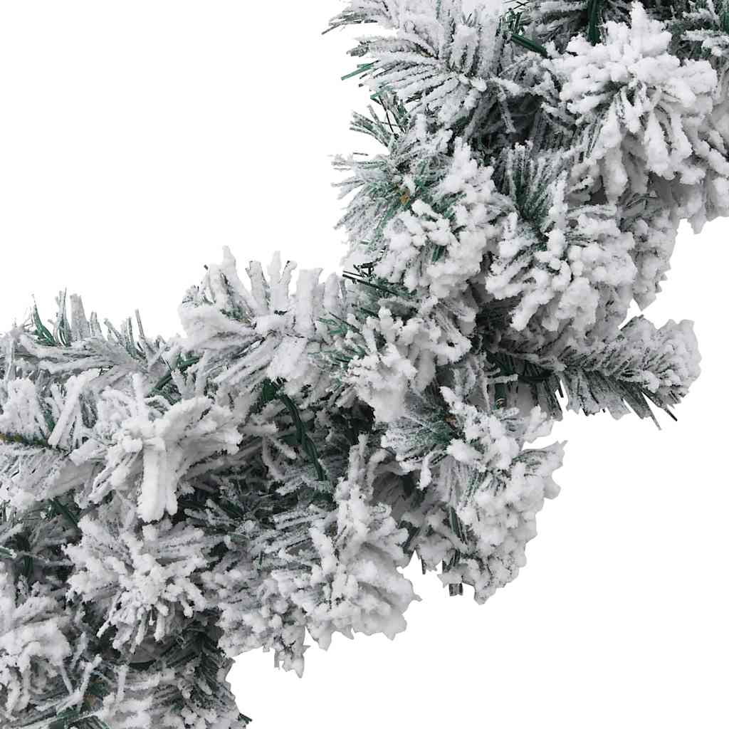 vidaXL Christmas Garland with LED Lights Green 20 m PVC