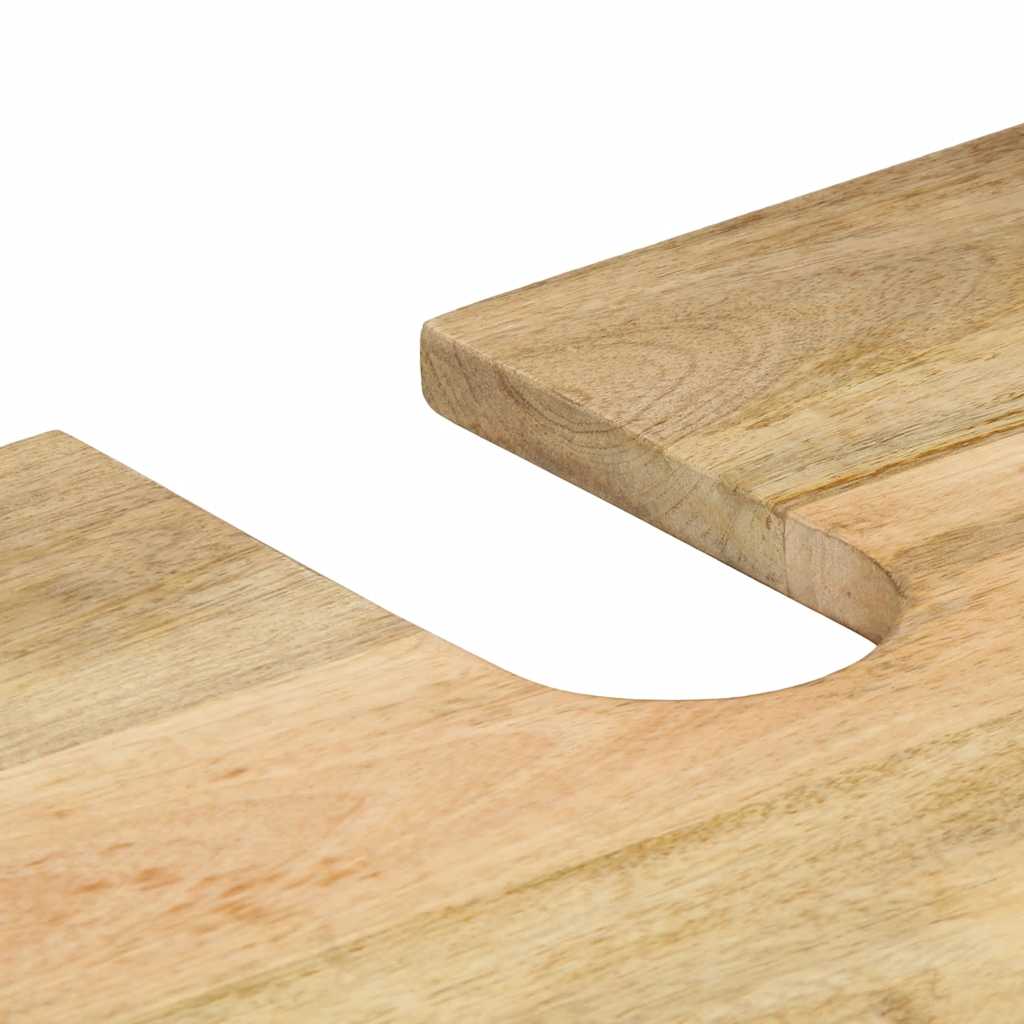 vidaXL 2 Piece Bathroom Furniture Set Solid Wood Mango