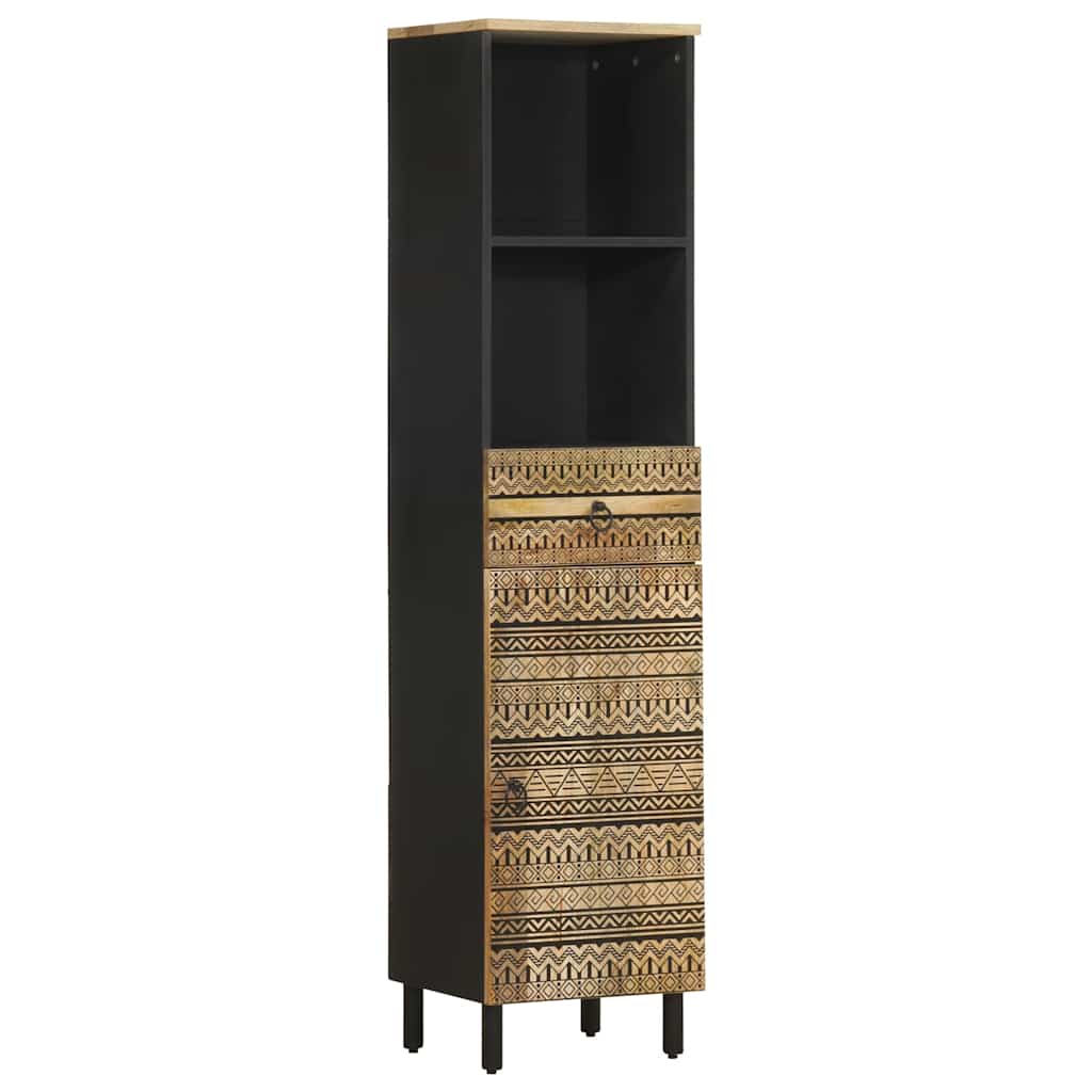 vidaXL 3 Piece Bathroom Furniture Set Solid Wood Mango