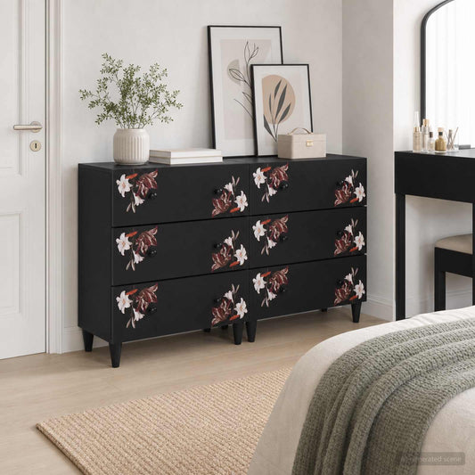 vidaXL Storage Cabinets 2 pcs 120 x 33 x 75 cm Solid Mango Wood
