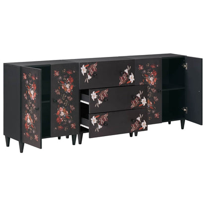 vidaXL Storage Cabinets 3 pcs Pattern Pattern 180 x 33 x 75 cm