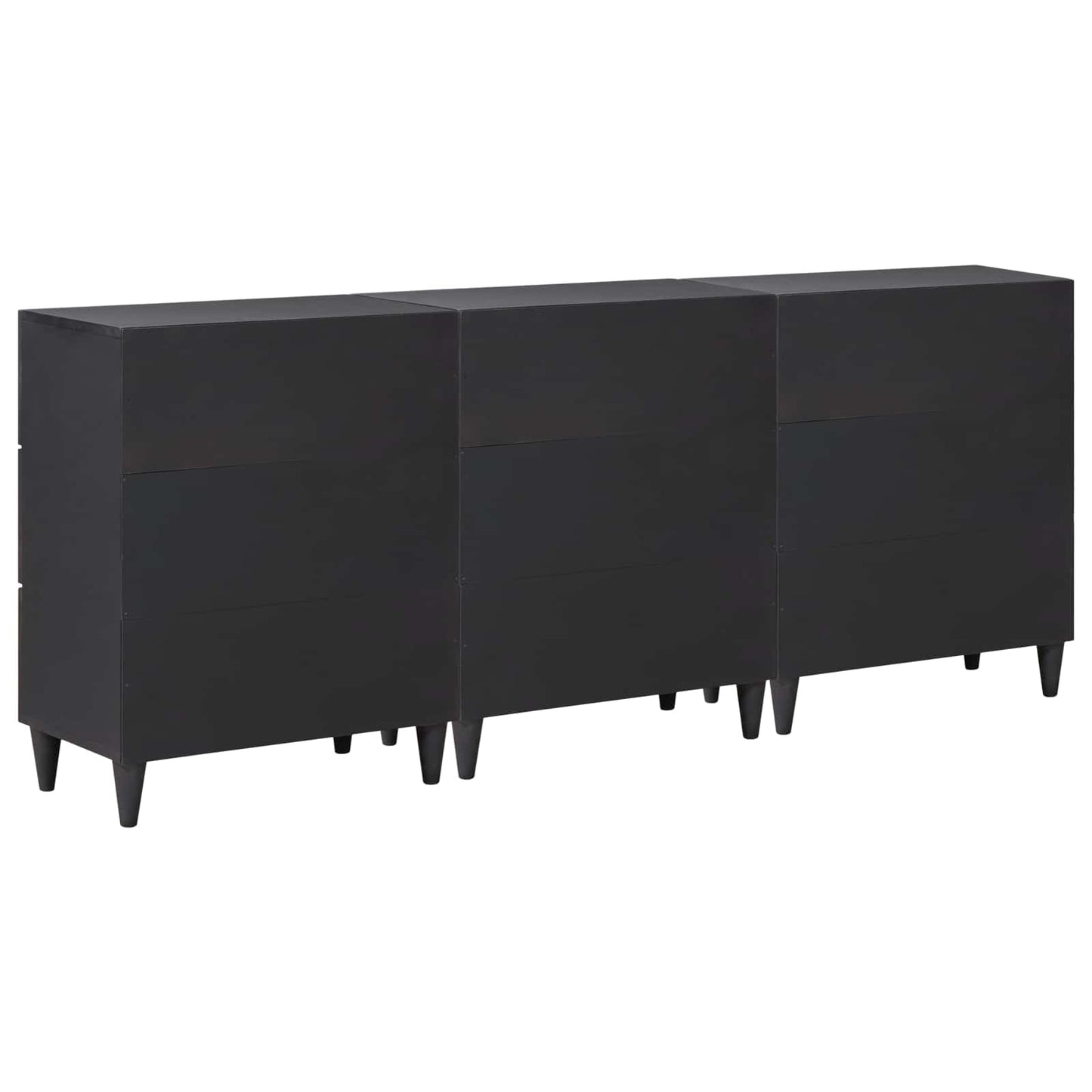 vidaXL Storage Cabinets 3 pcs Pattern Pattern 180 x 33 x 75 cm