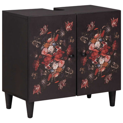 vidaXL Bathroom Cabinet Set with Drawer 3 pcs Solid Mango Wood