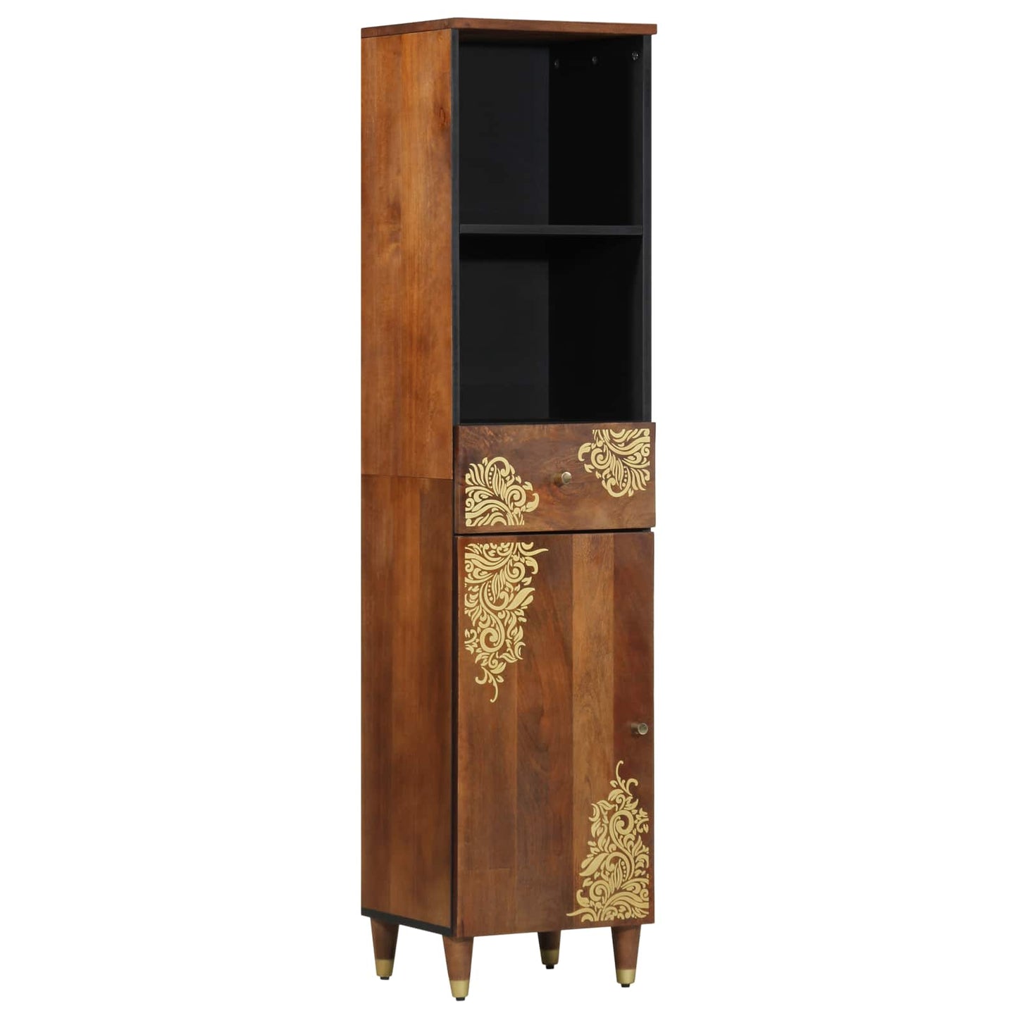 vidaXL Bathroom Cabinet Set 3 pcs Honey Brown Solid Mango Wood