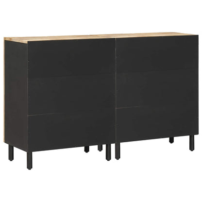 vidaXL Storage Cabinets 2 pcs 120 x 33 x 75 cm Solid Mango Wood