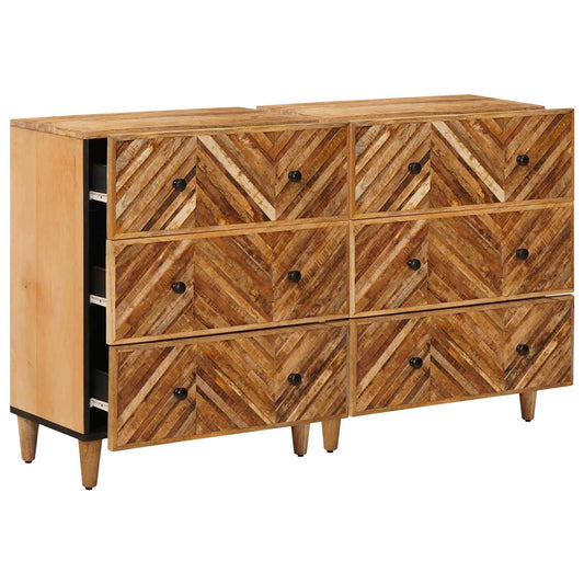 vidaXL Storage Cabinets 2 pcs Brown 60 x 33.5 x 75 cm Solid Mango Wood