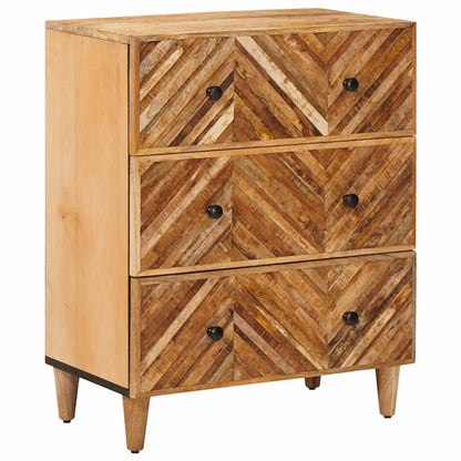 vidaXL Storage Cabinets 3 pcs Brown 60 x 33.5 x 75 cm Solid Mango Wood