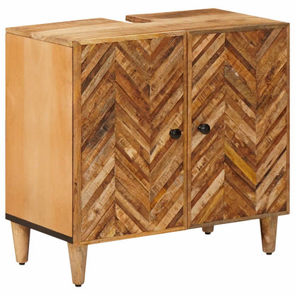 vidaXL Bathroom Cabinet Set Wall-mounted 2 pcs Solid Mango Wood