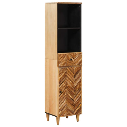 vidaXL Bathroom Cabinet Set with Drawer 5 pcs Solid Mango Wood