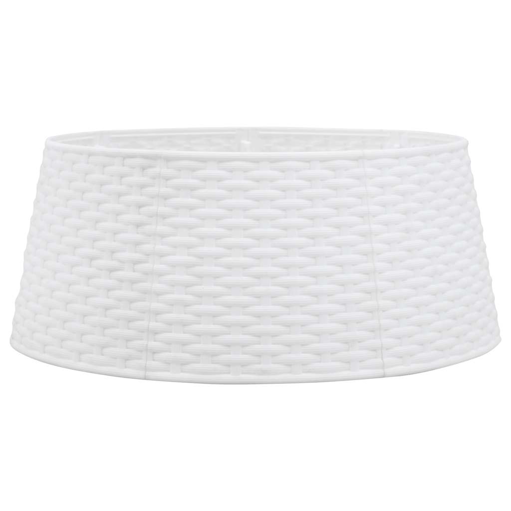 vidaXL Christmas Tree Skirt White Ø56x23 cm Plastic