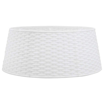vidaXL Christmas Tree Skirt White Ø56x23 cm Plastic