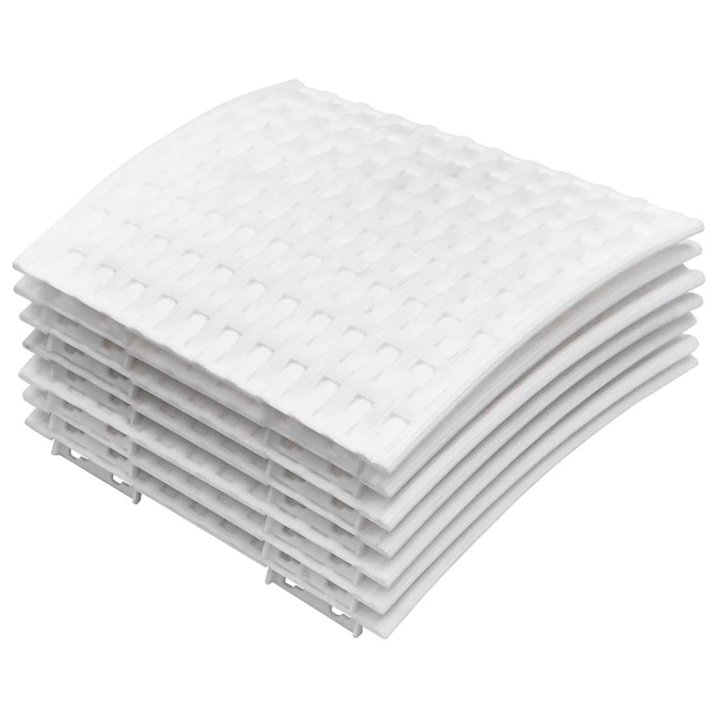 vidaXL Christmas Tree Skirt White Ø56x23 cm Plastic