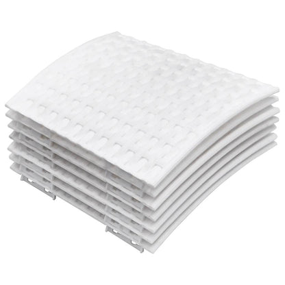 vidaXL Christmas Tree Skirt White Ø56x23 cm Plastic