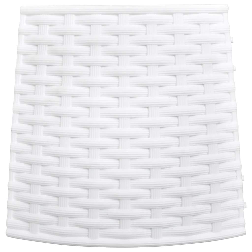 vidaXL Christmas Tree Skirt White Ø56x23 cm Plastic