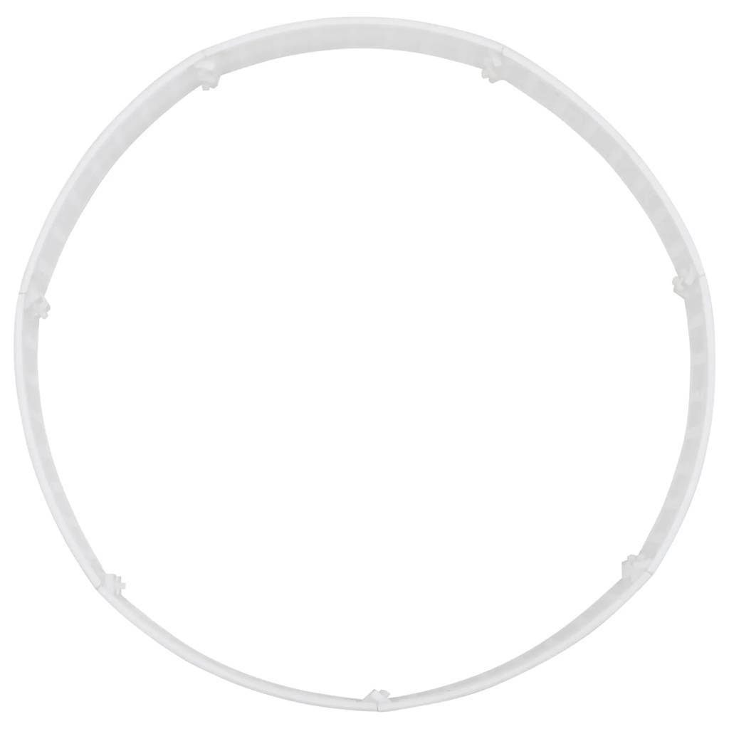 vidaXL Christmas Tree Skirt White Ø56x23 cm Plastic