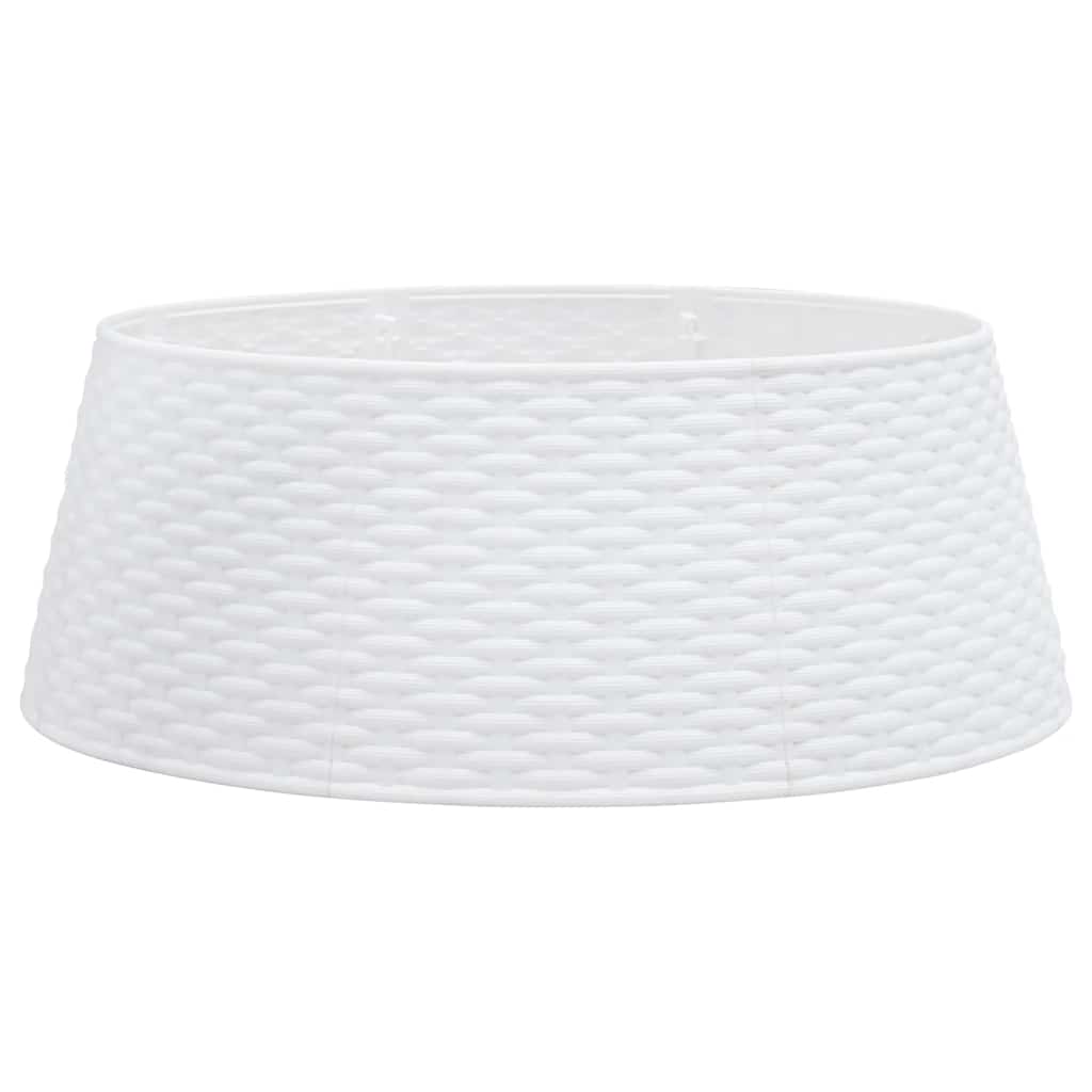 vidaXL Christmas Tree Skirt White Ø65x23 cm Plastic