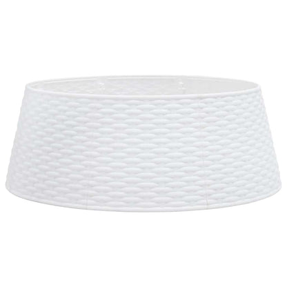 vidaXL Christmas Tree Skirt White Ø65x23 cm Plastic