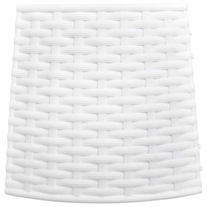 vidaXL Christmas Tree Skirt White Ø65x23 cm Plastic