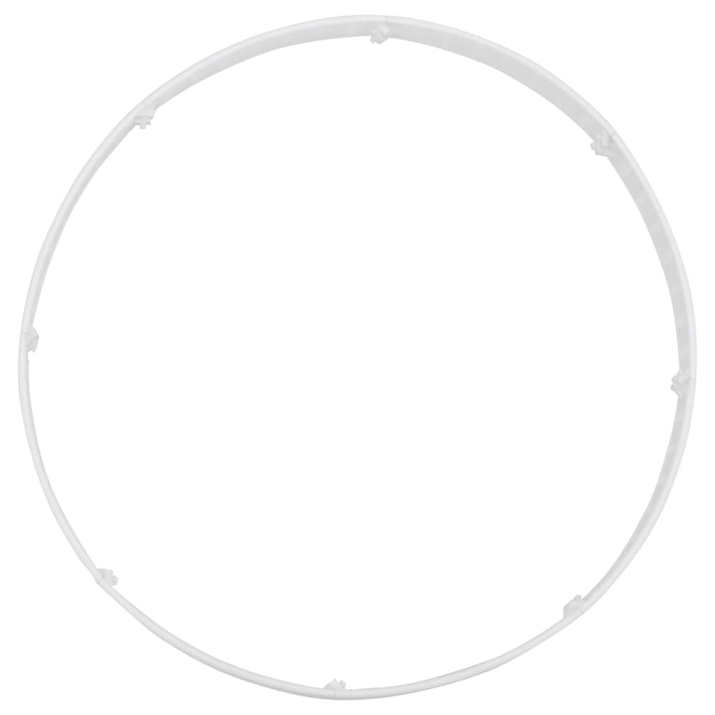 vidaXL Christmas Tree Skirt White Ø65x23 cm Plastic