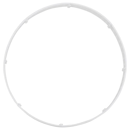 vidaXL Christmas Tree Skirt White Ø65x23 cm Plastic