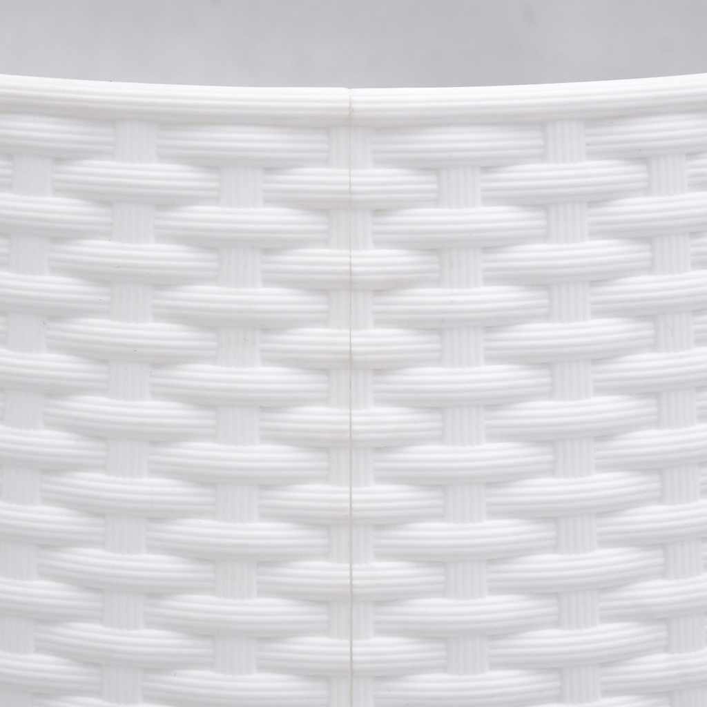 vidaXL Christmas Tree Skirt White Ø65x23 cm Plastic