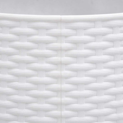 vidaXL Christmas Tree Skirt White Ø65x23 cm Plastic