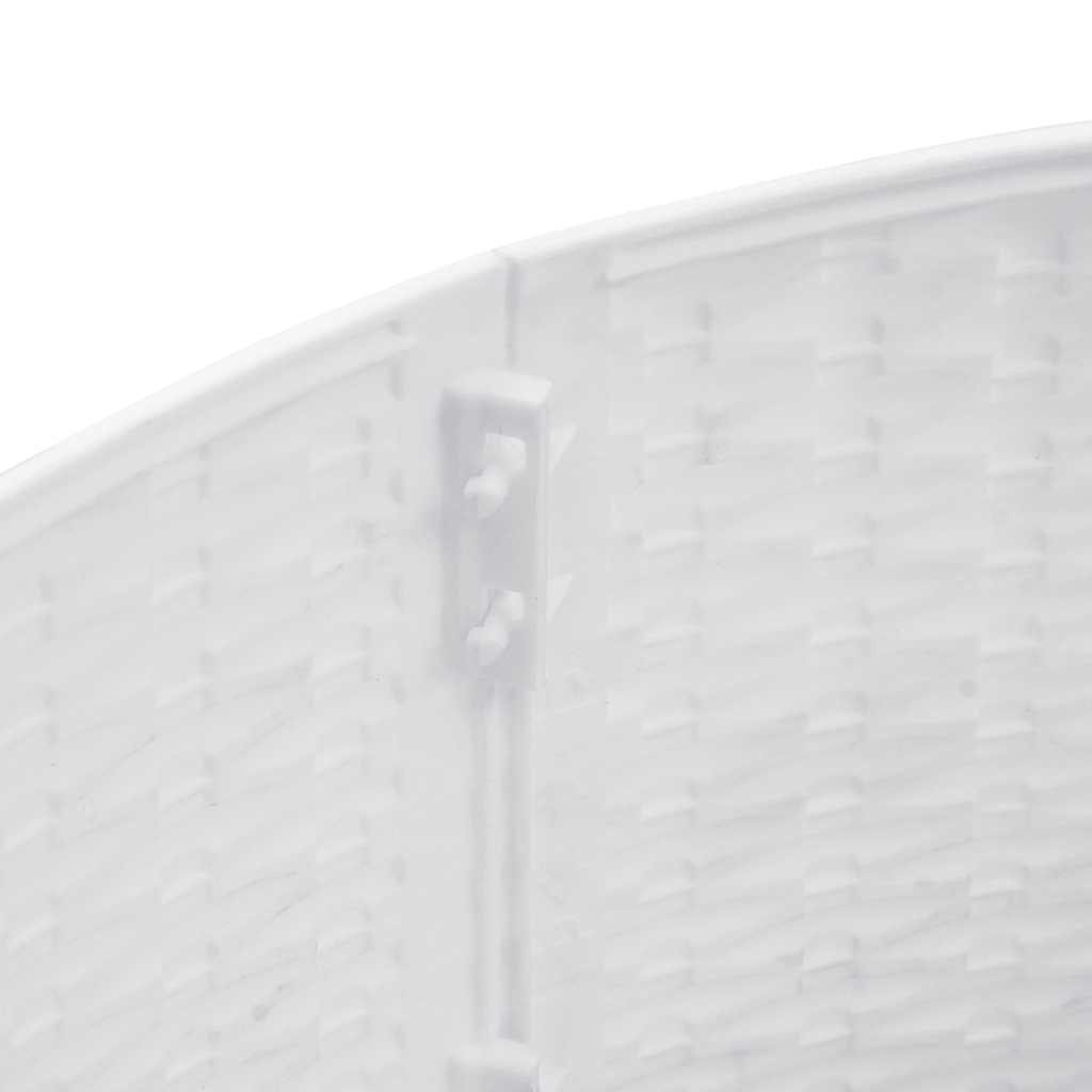 vidaXL Christmas Tree Skirt White Ø65x23 cm Plastic