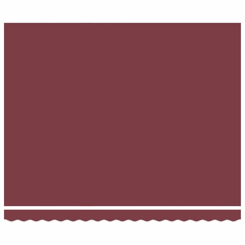 vidaXL Manual Retractable Awning Burgundy 400x300 cm