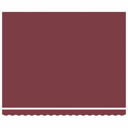 vidaXL Manual Retractable Awning Burgundy 400x300 cm