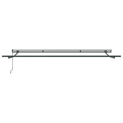vidaXL Manual Retractable Awning Burgundy 400x300 cm