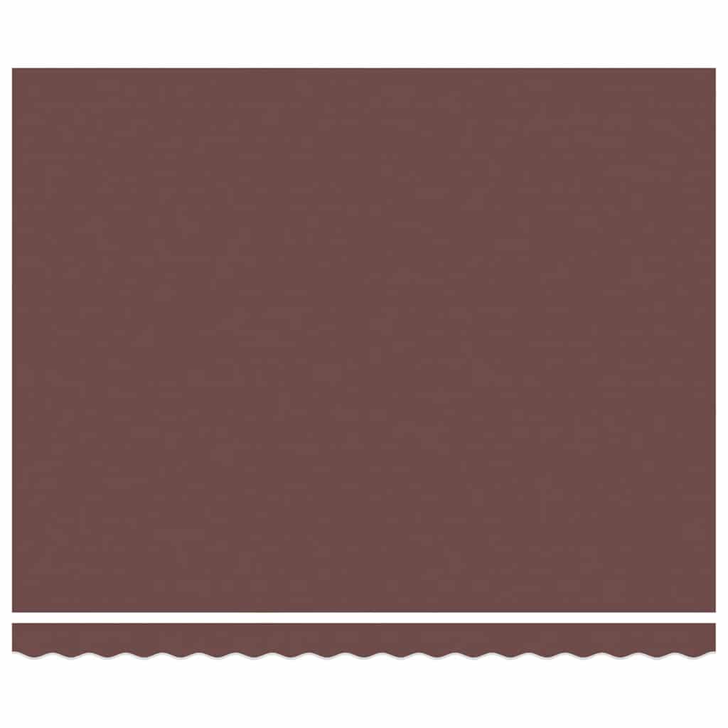 vidaXL Manual Retractable Awning Brown 400x300 cm