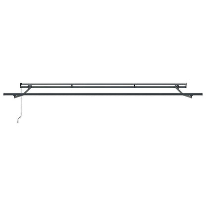 vidaXL Manual Retractable Awning Brown 400x300 cm