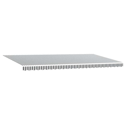 vidaXL Manual Retractable Awning with LEDs Anthracite&White 600x300 cm