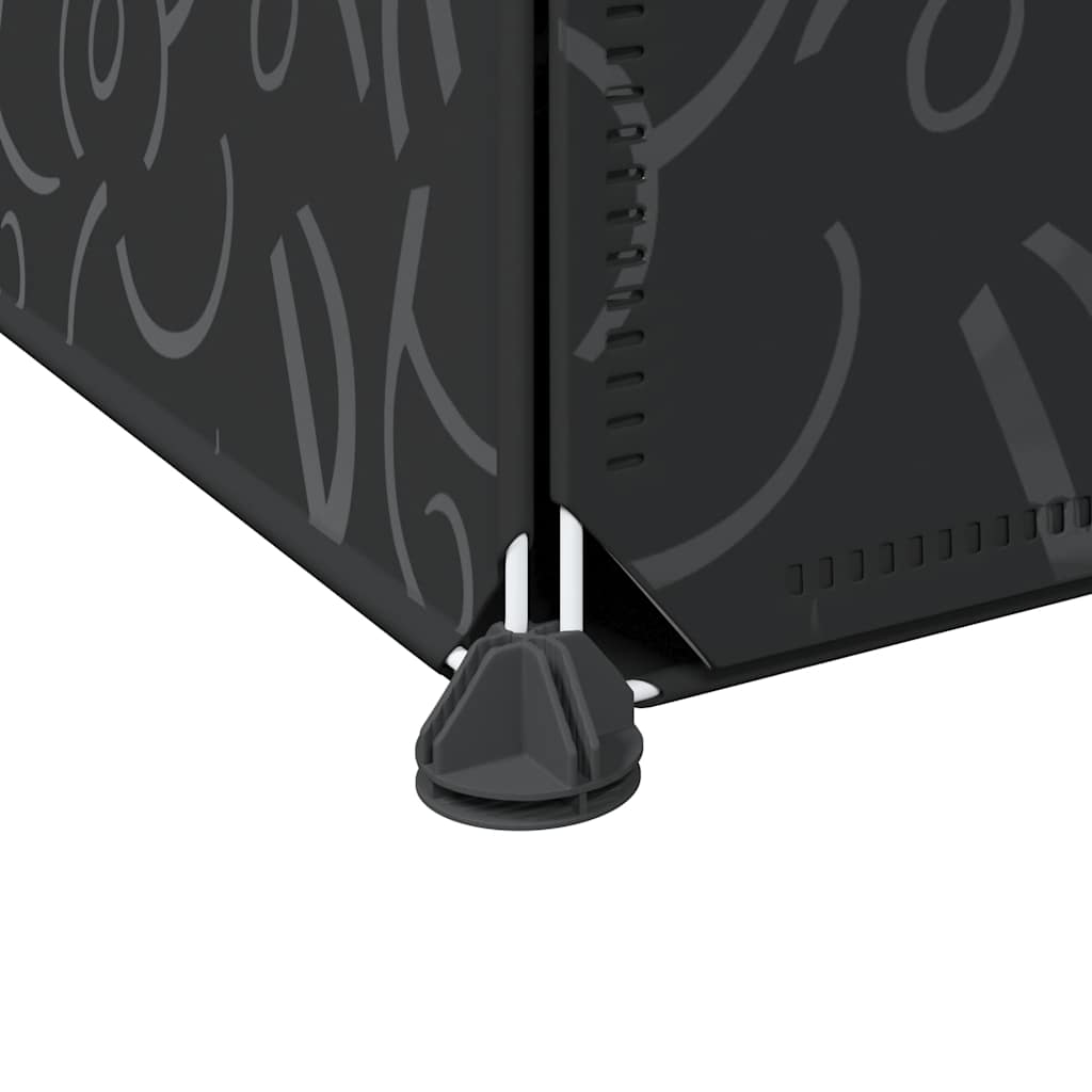 vidaXL Storage Cube Organiser with 12 Cubes and Hanging Rods PP