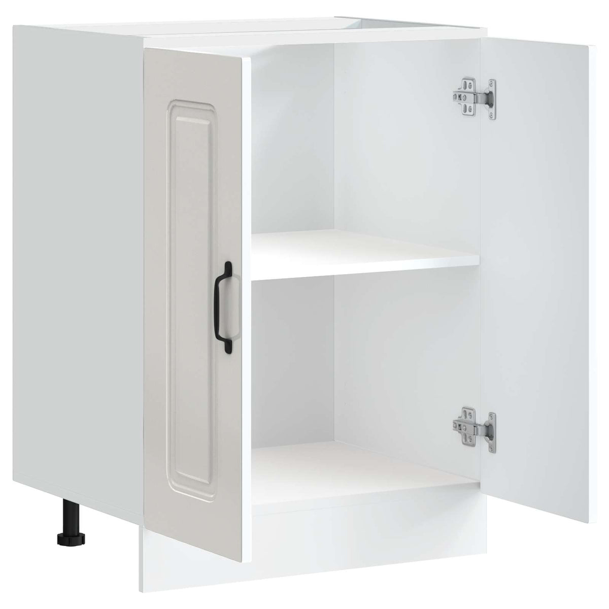 vidaXL Sink Base Cabinet "Kalmar" High Gloss White 60x46x81.5 cm