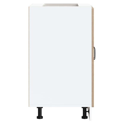 vidaXL Sink Base Cabinet Kalmar Sonoma Oak 60x46x81.5 cm Engineered Wood