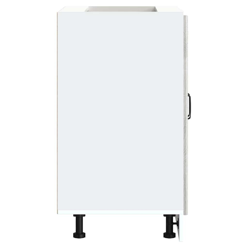 vidaXL Sink Base Cabinet "Kalmar" Grey Sonoma 60x46x81,5 cm Engineered Wood