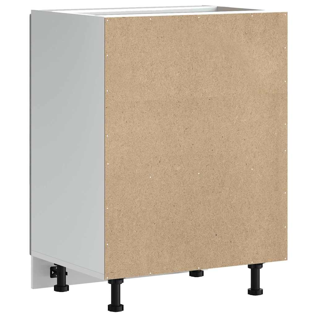 vidaXL Sink Base Cabinet "Kalmar" Grey Sonoma 60x46x81,5 cm Engineered Wood