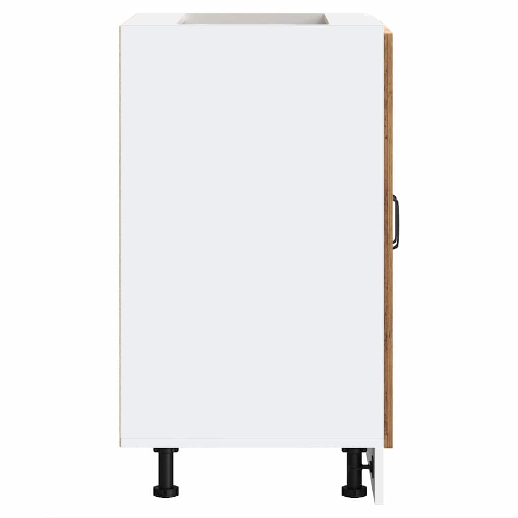vidaXL Sink Base Cabinet "Kalmar" Old Wood 60x46x81,5 cm Engineered Wood