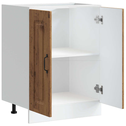 vidaXL Sink Base Cabinet "Kalmar" Old Wood 60x46x81,5 cm Engineered Wood