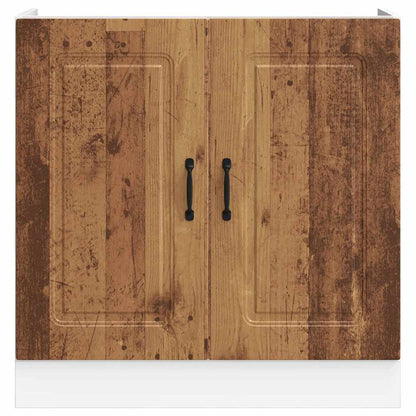 vidaXL Sink Base Cabinet "Kalmar" Old Wood 80x46x81,5 cm Engineered Wood