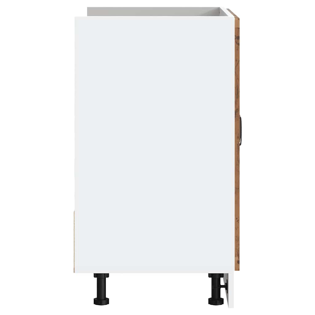 vidaXL Sink Base Cabinet Kalmar Old Wood 80x46x81.5 cm Engineered Wood
