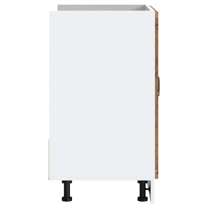 vidaXL Sink Base Cabinet Kalmar Old Wood 80x46x81.5 cm Engineered Wood