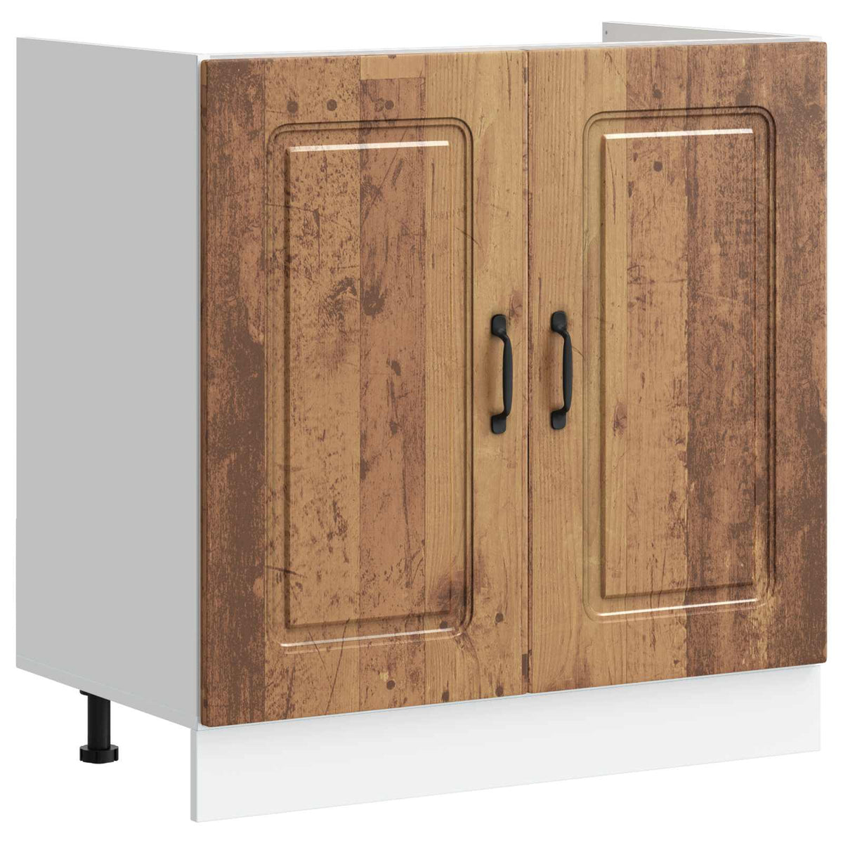vidaXL Sink Base Cabinet "Kalmar" Old Wood 80x46x81,5 cm Engineered Wood