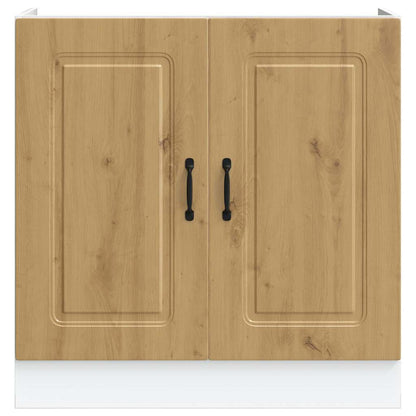 vidaXL Sink Base Cabinet Kalmar Artisan Oak 80x46x81.5 cm Engineered Wood