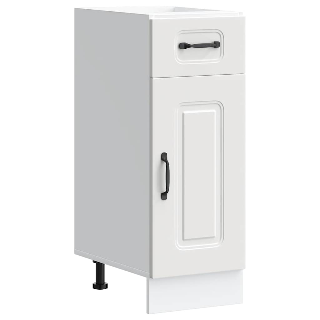 vidaXL Kitchen Base Cabinet "Kalmar" White Engineered Wood