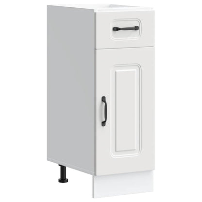 vidaXL Kitchen Base Cabinet "Kalmar" White Engineered Wood